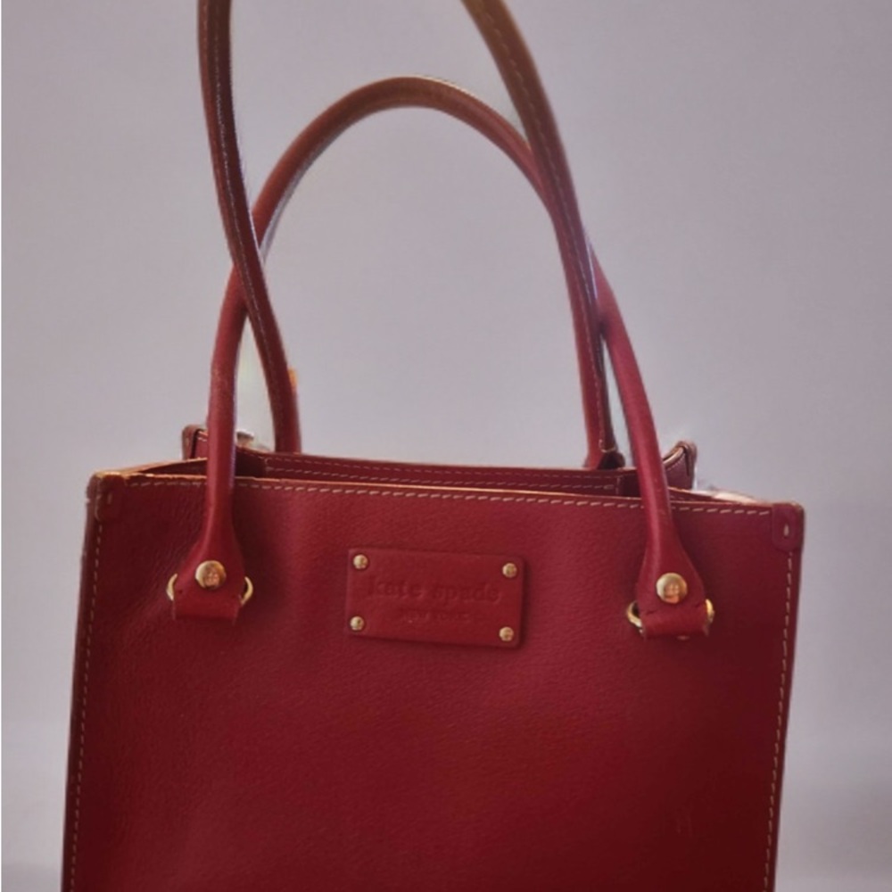 Kate Spade Red Leather Tote